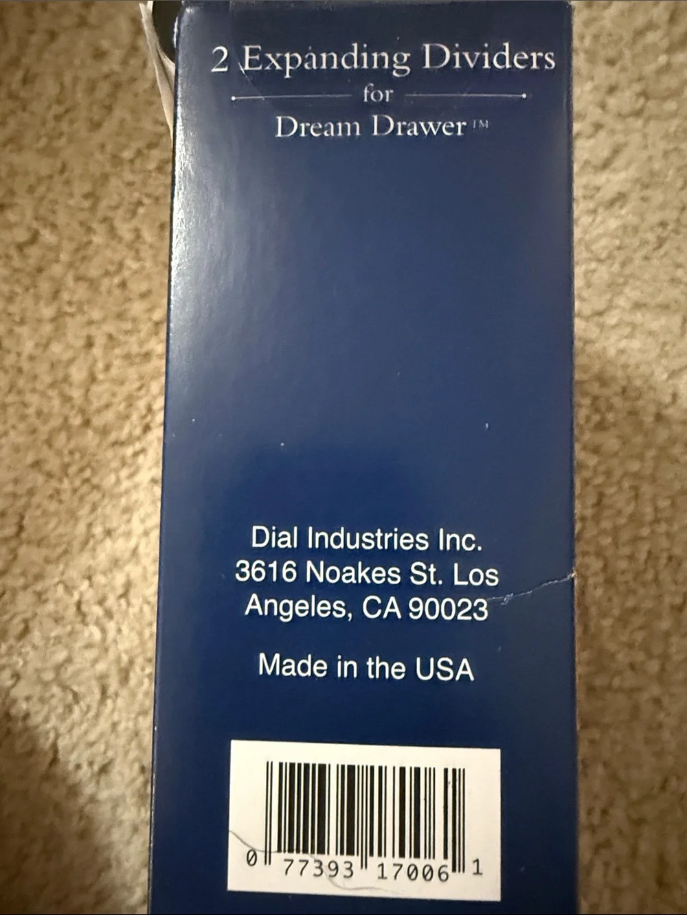 Dream Drawer 2-Pack Expanding Drawer Dividers — White